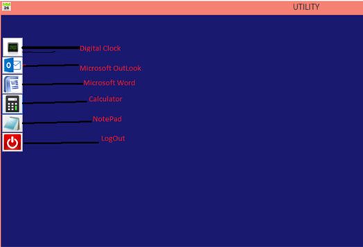 Button and within that button